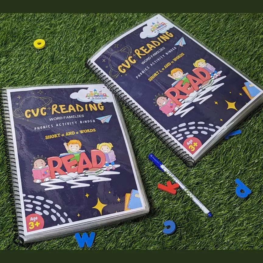 CVC READING β Phonics activity binder