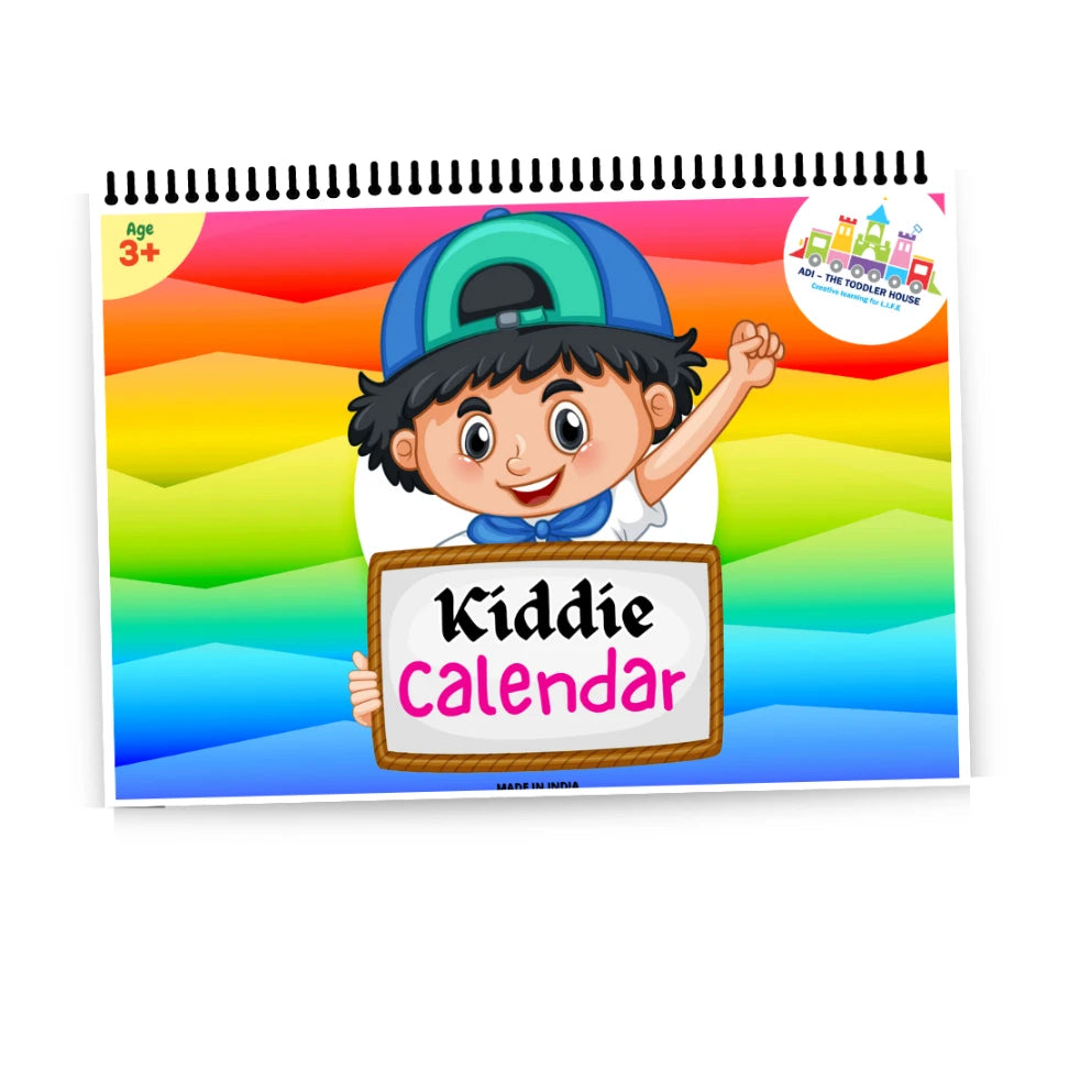 Screen-free calendar learning activity for kids