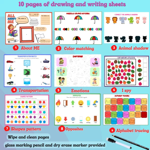 LEARN nd PLAY Preschool Busy book