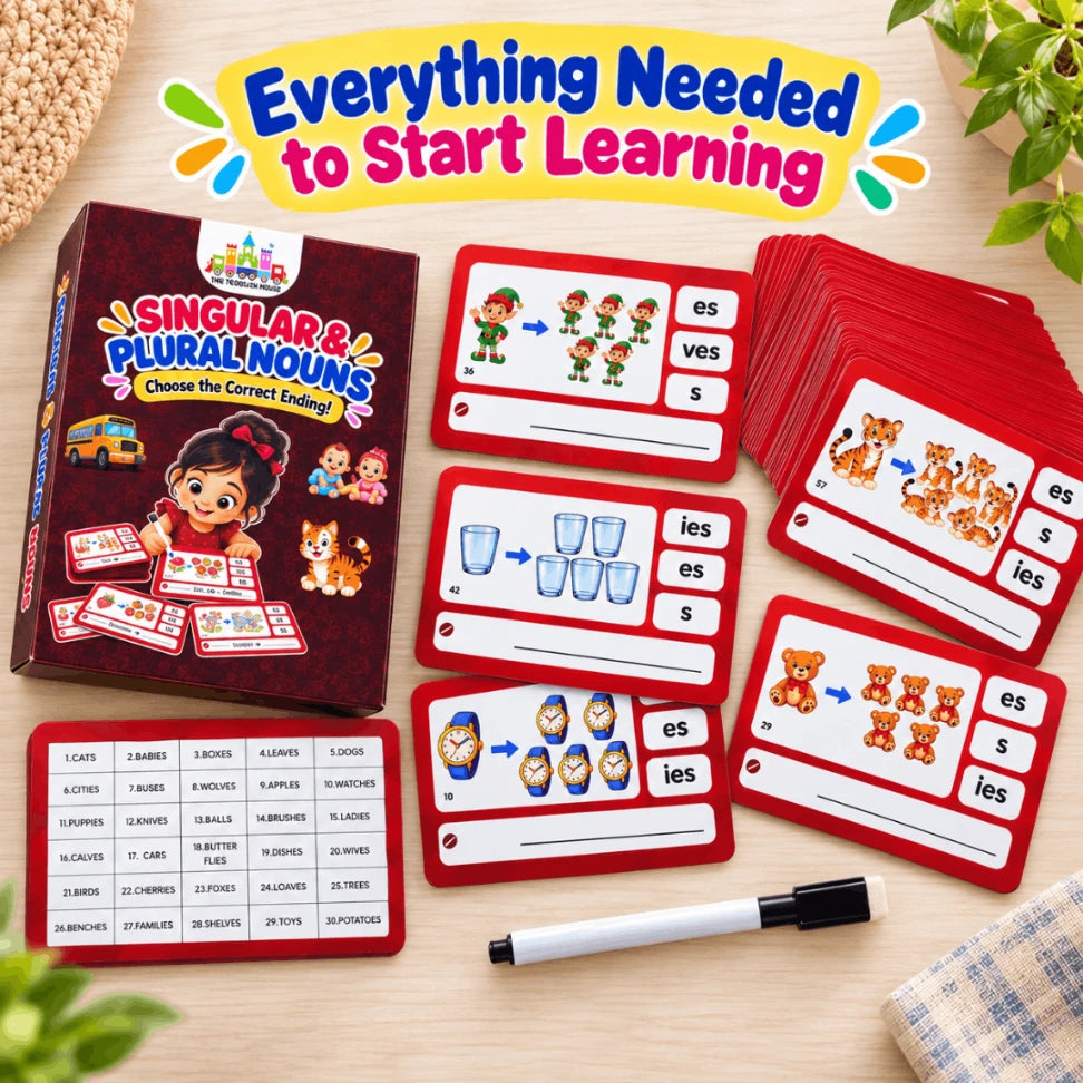 plural nouns activity cards