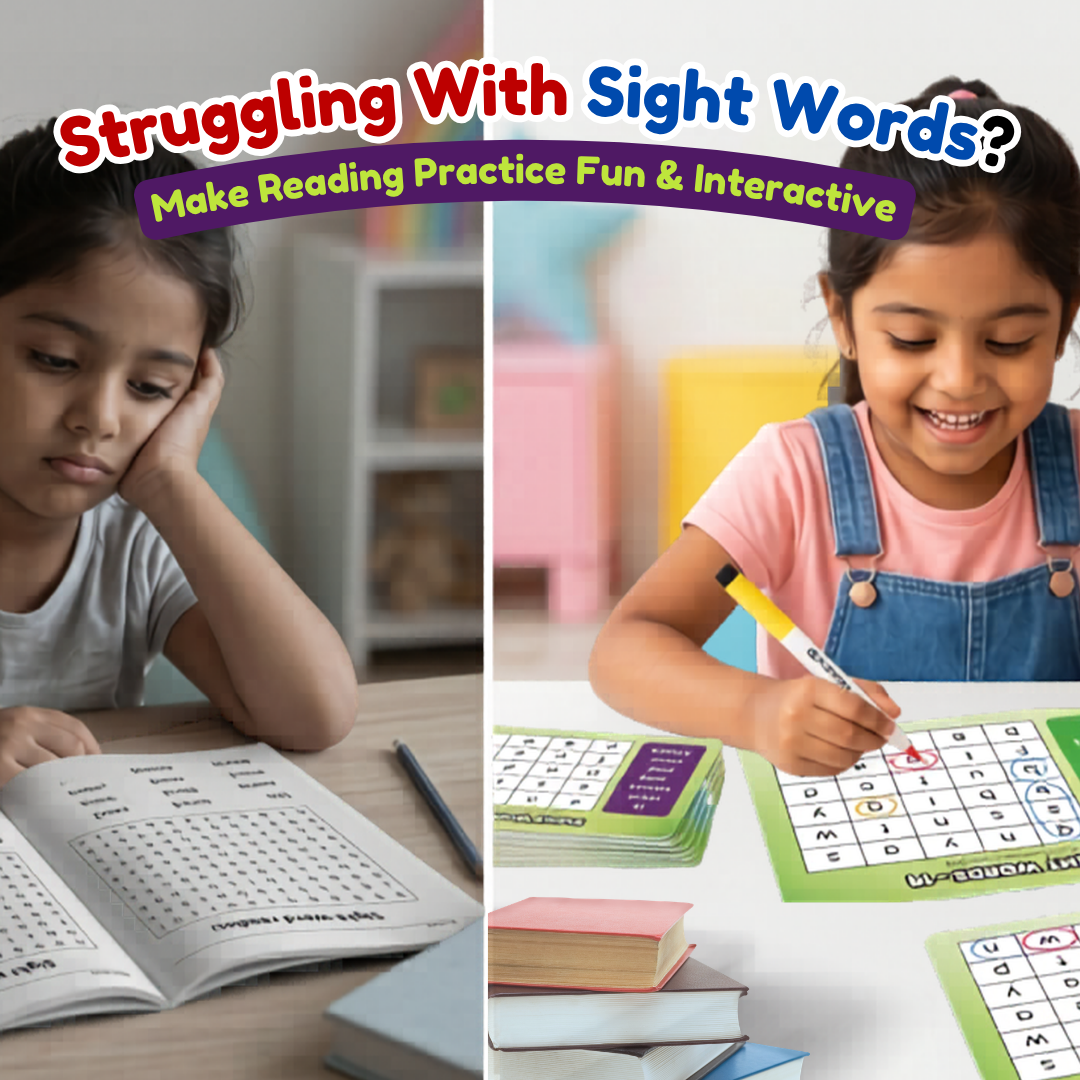 sight word learning cards