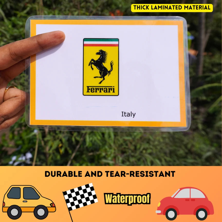 Car Logo Flash cards – Automobile brand cards