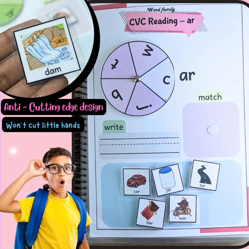 CVC READING β Phonics activity binder