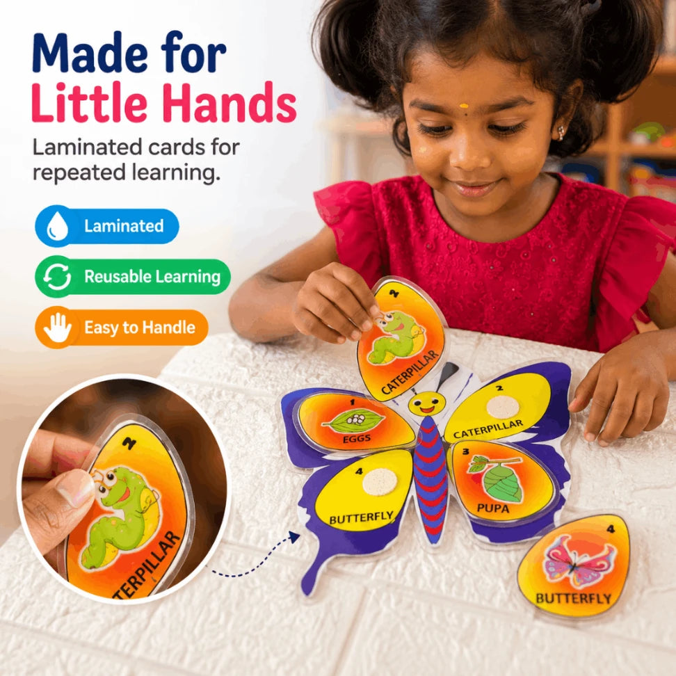Life Cycle Cards for Kids | Montessori Nature & Science Learning Flashcards