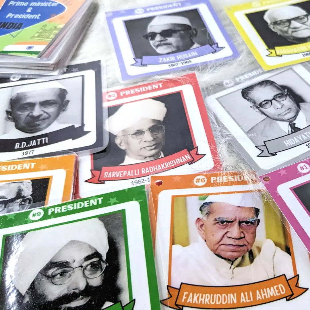 Prime minister and President Flash cards