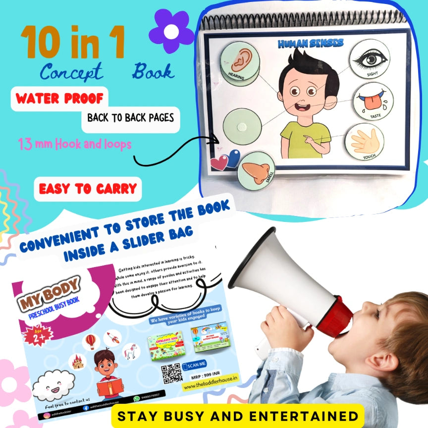 My Body β Level 1 Preschool busy book