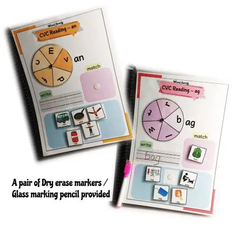 CVC READING β Phonics activity binder