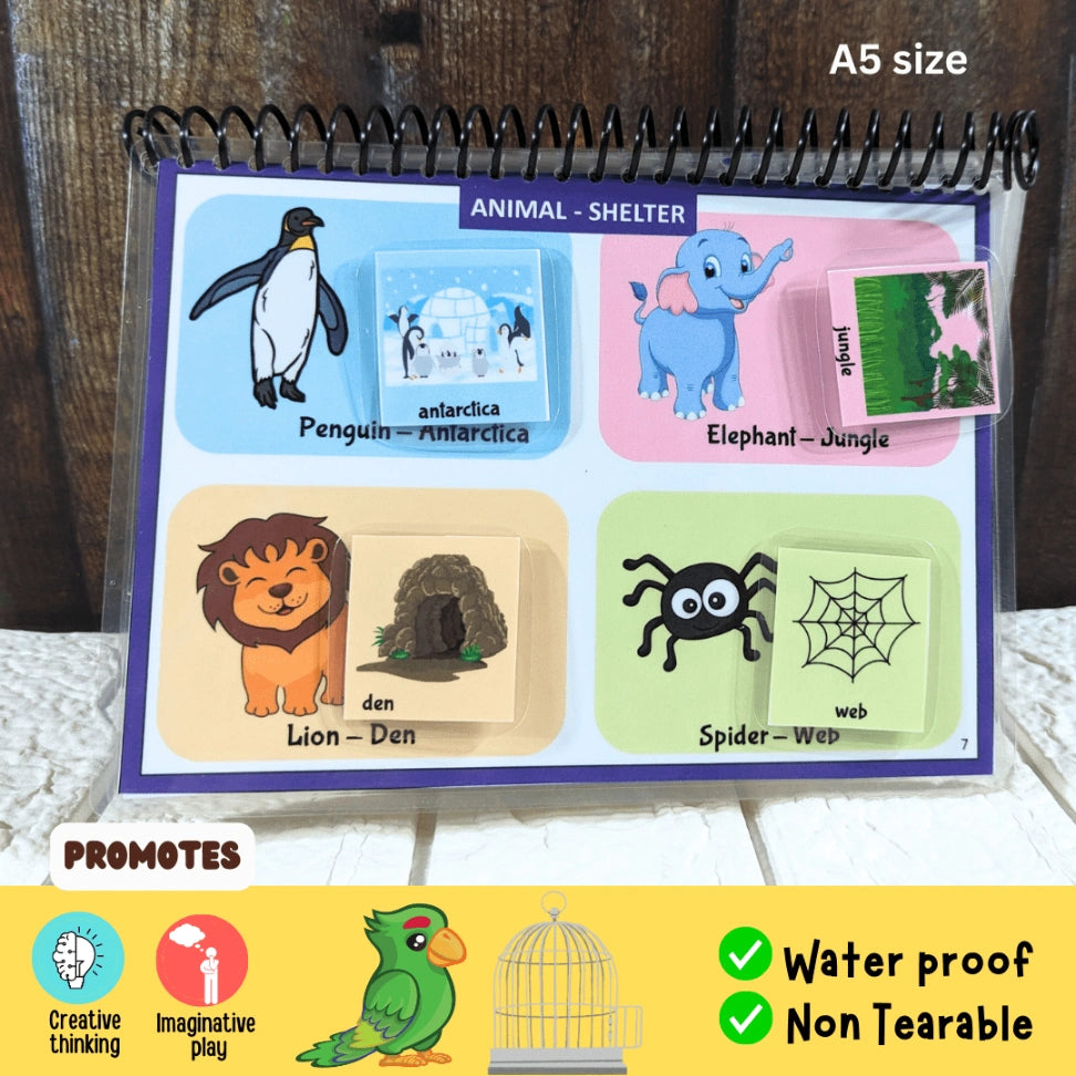 Animals and their Shelter -– A busy book binder
