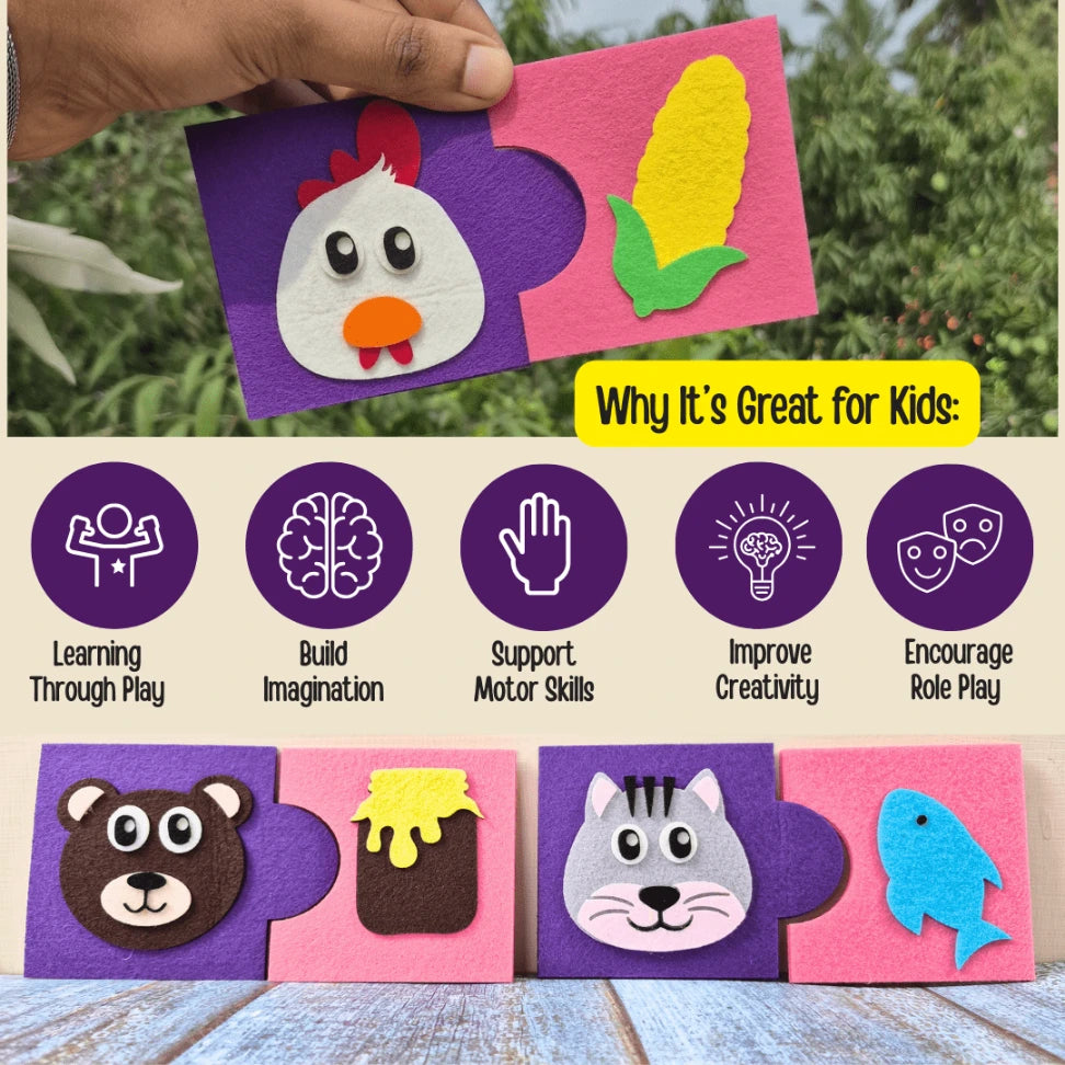 Montessori matching puzzle