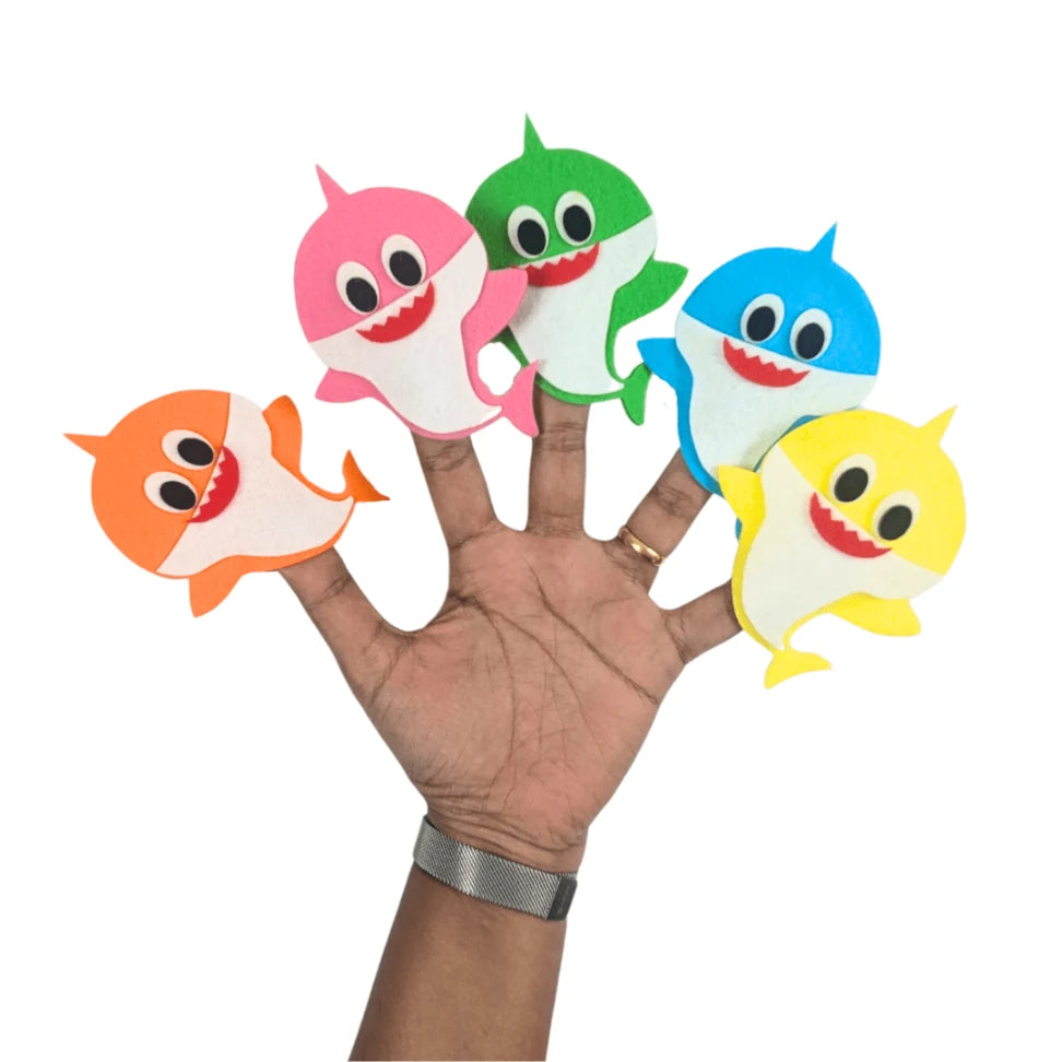 Shark hand puppets for toddlers