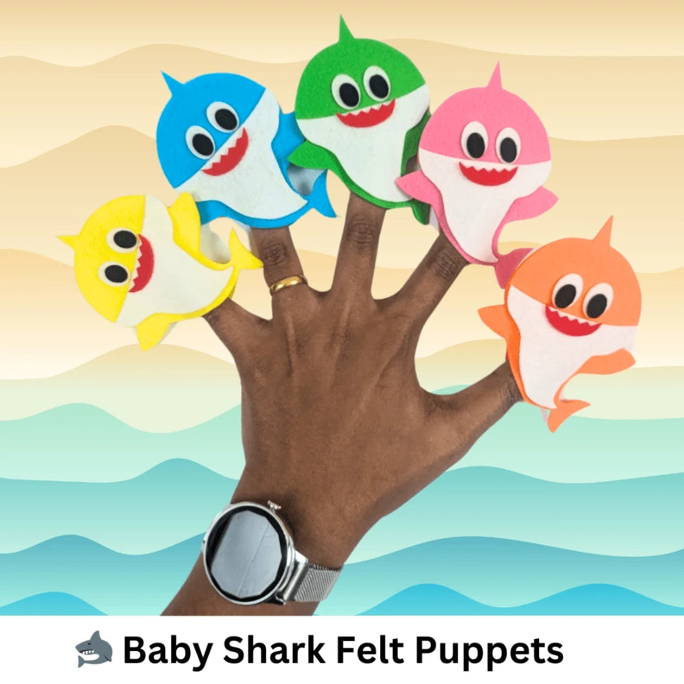 Baby Shark Felt Puppets