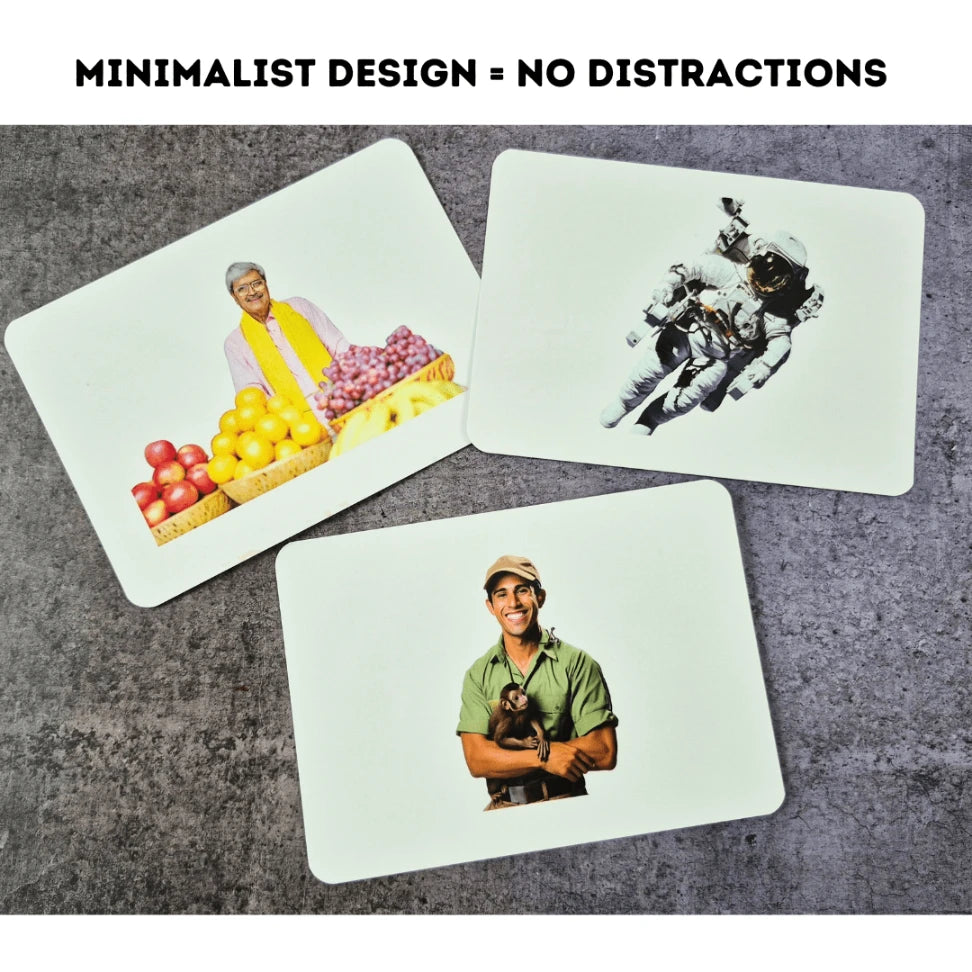 Community Helpers - Right Brain Flash Cards