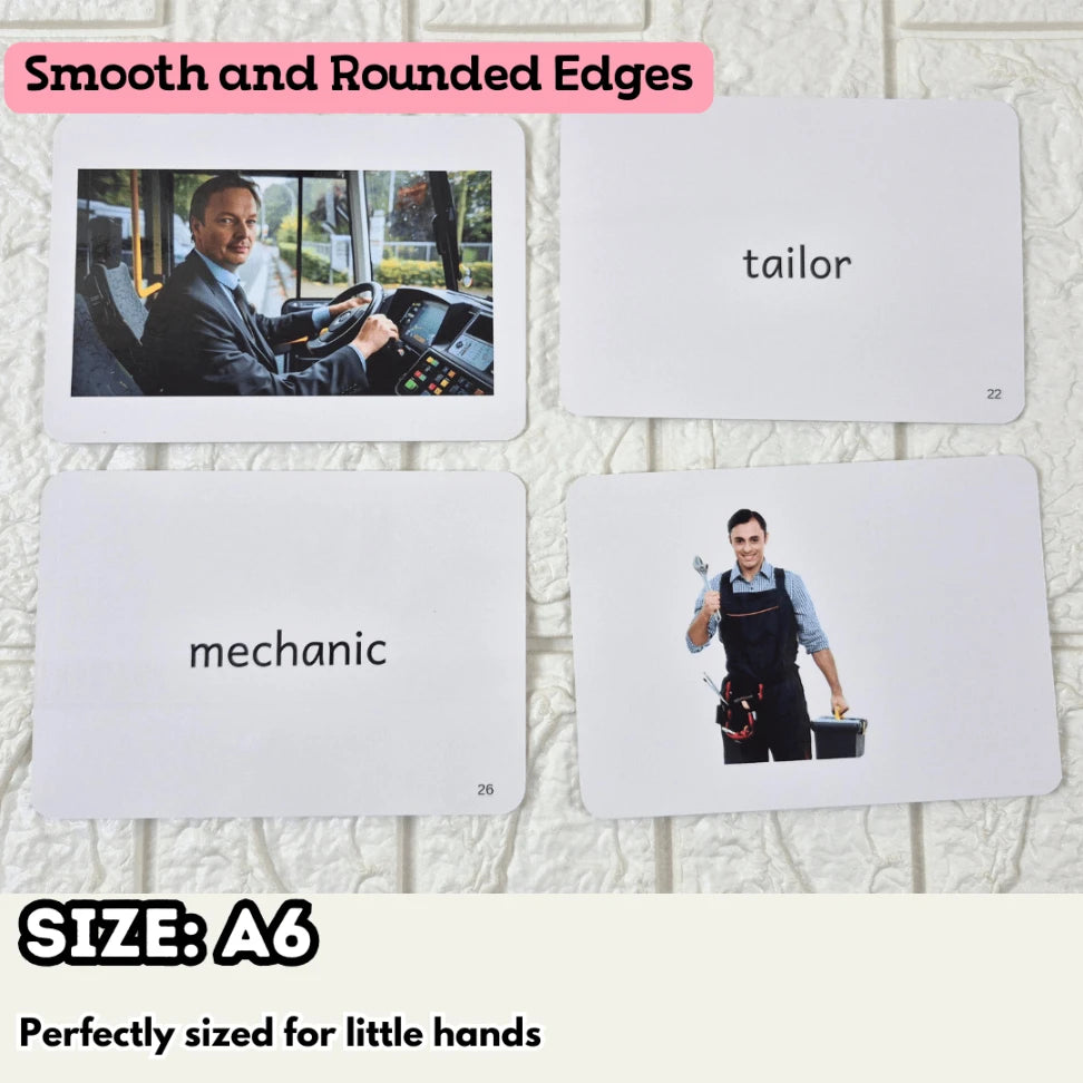 Community Helpers - Right Brain Flash Cards