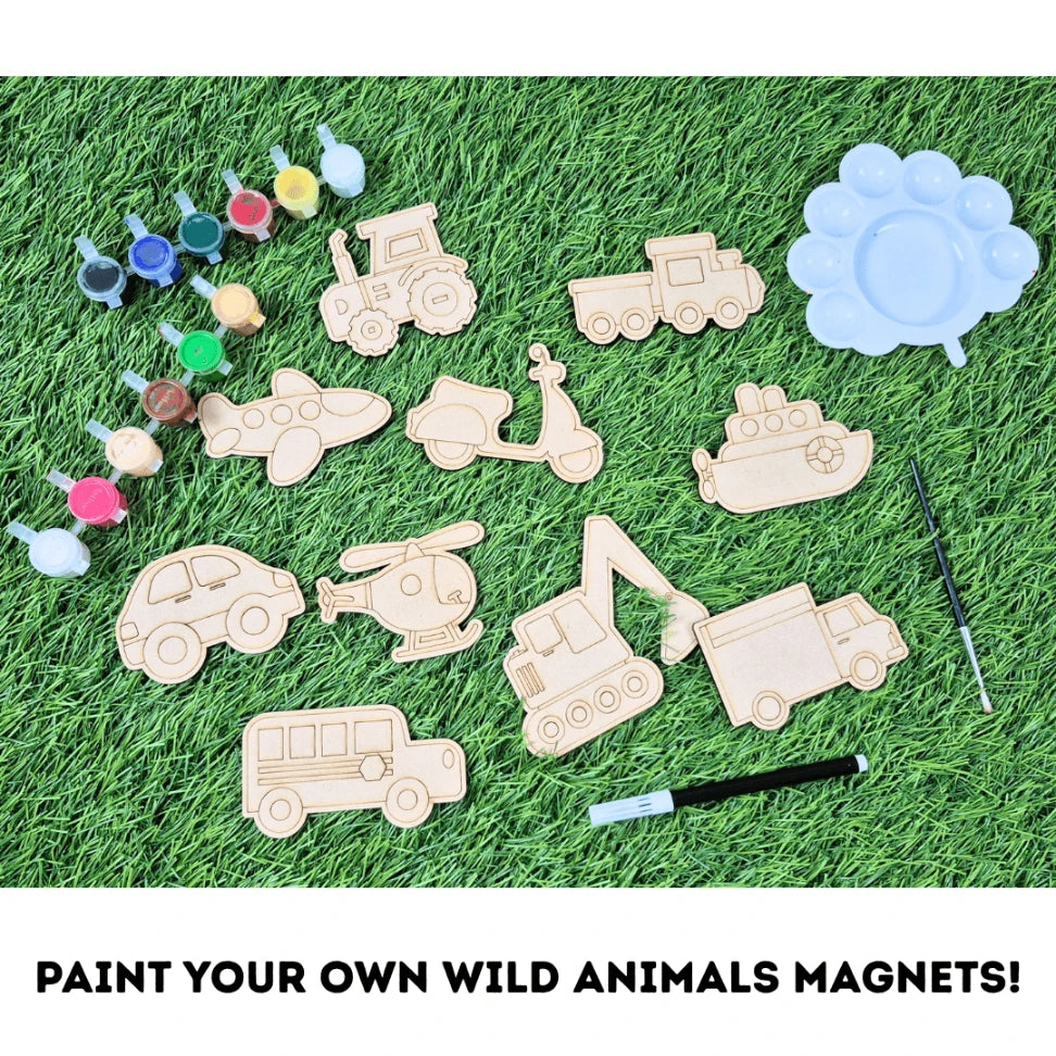 vehicle painting craft kit for kids