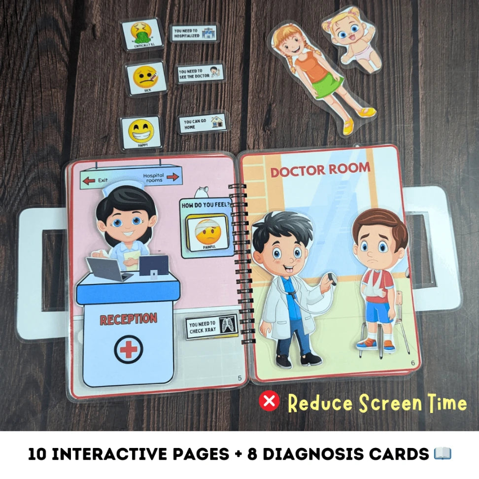 Kids doctor play kit book