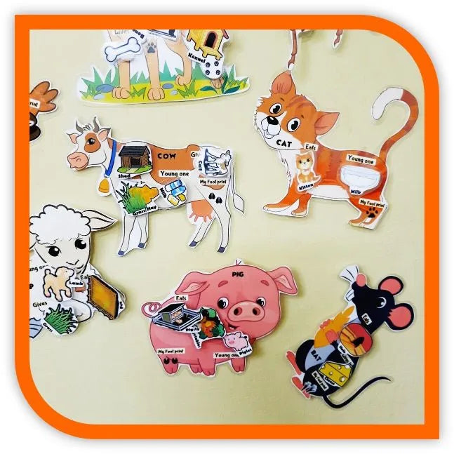 Farm Animal Stickers for Teaching Kids About Farm Life
