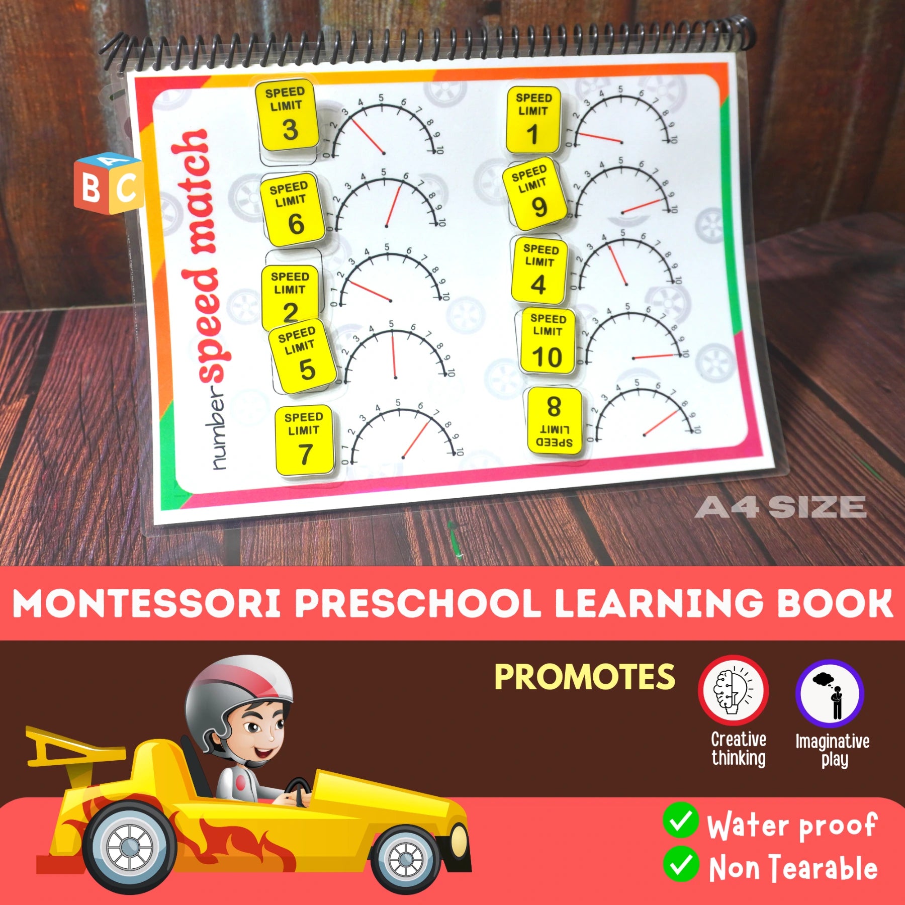 Busy Book for Color Recognition and Matching Games