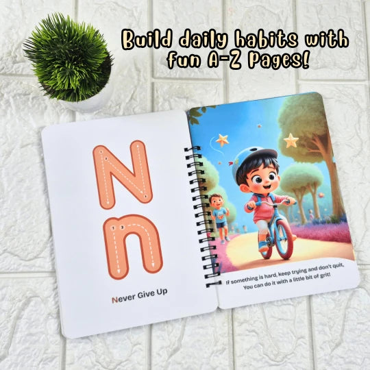 A–Z Good Habits Book for Kids