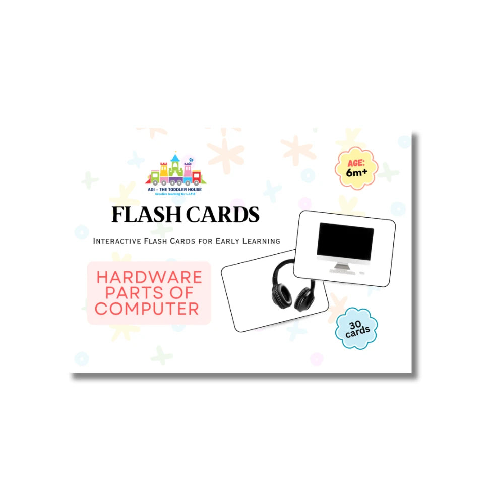 Hardware Parts of Computer - Right Brain Flash Cards