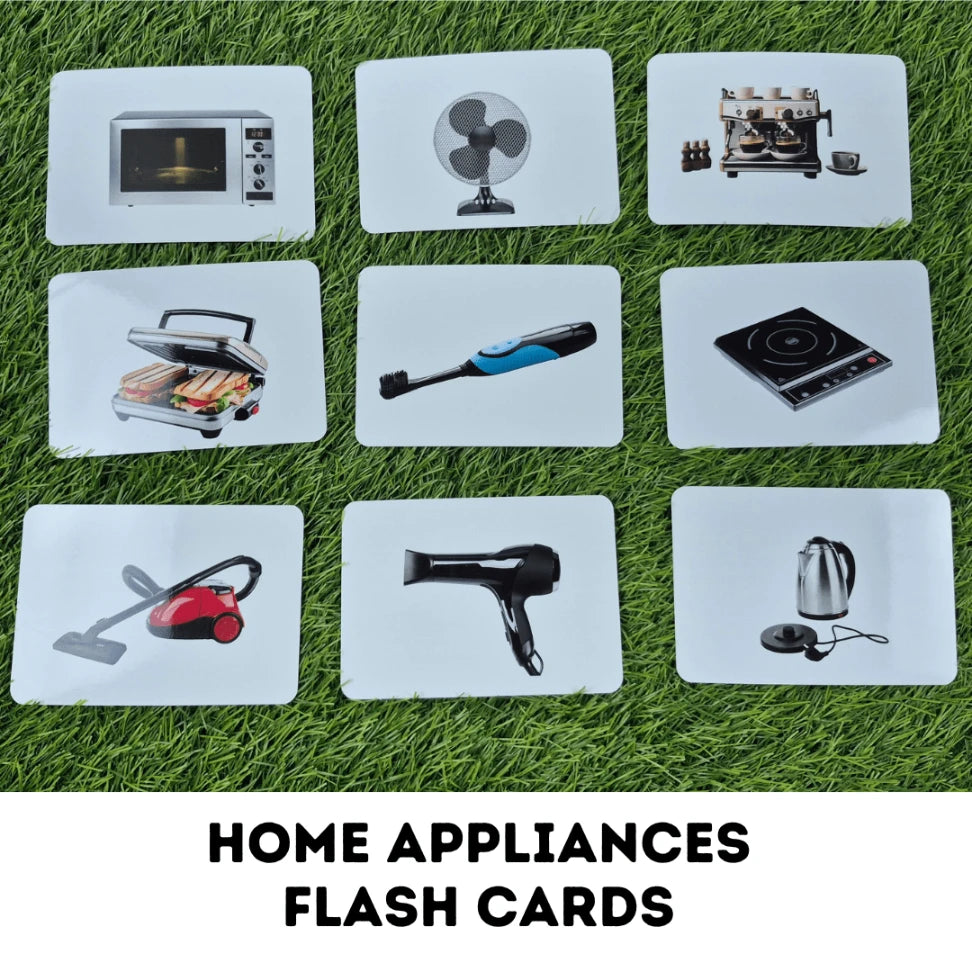 Home appliances - Right Brain Flash Cards