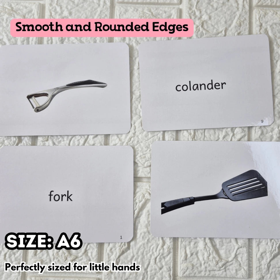 montessori inspired flash cards for toddlers