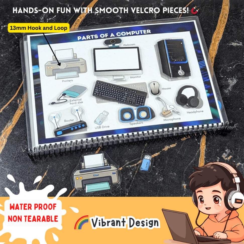 Interactive technology book for toddlers