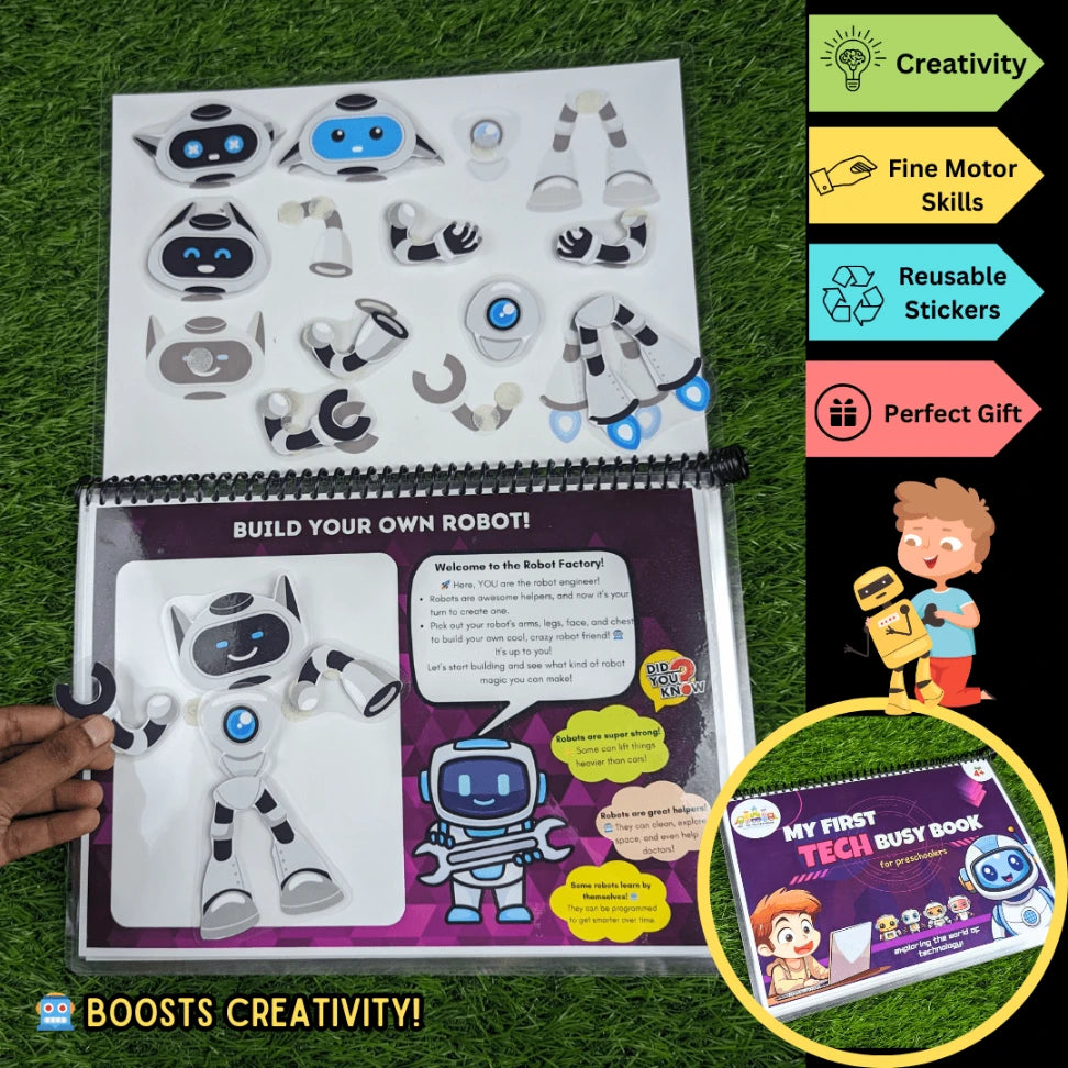 Gadgets and tech busy book