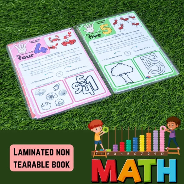 Number tracing book – Reusable, Pre writing