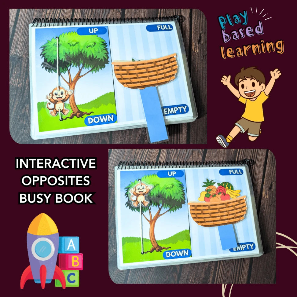 Opposites – Interactive busy book