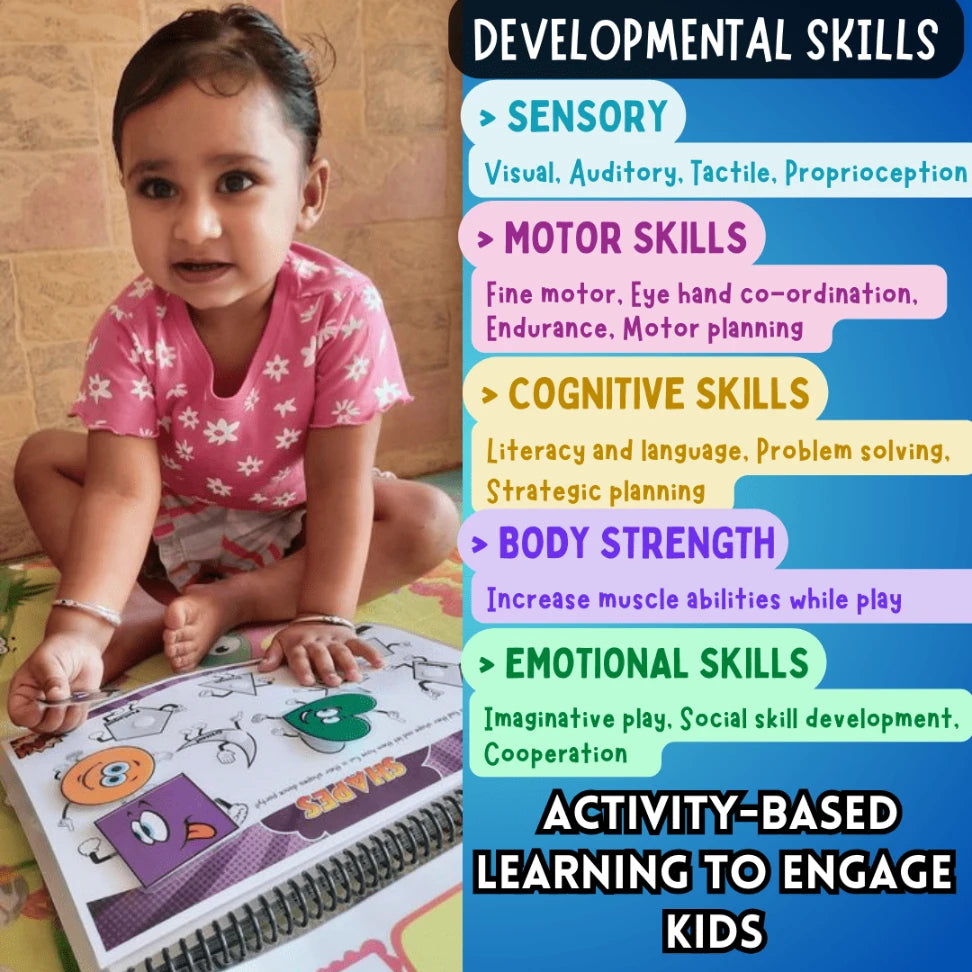 Preschool activities – A busy book for kids