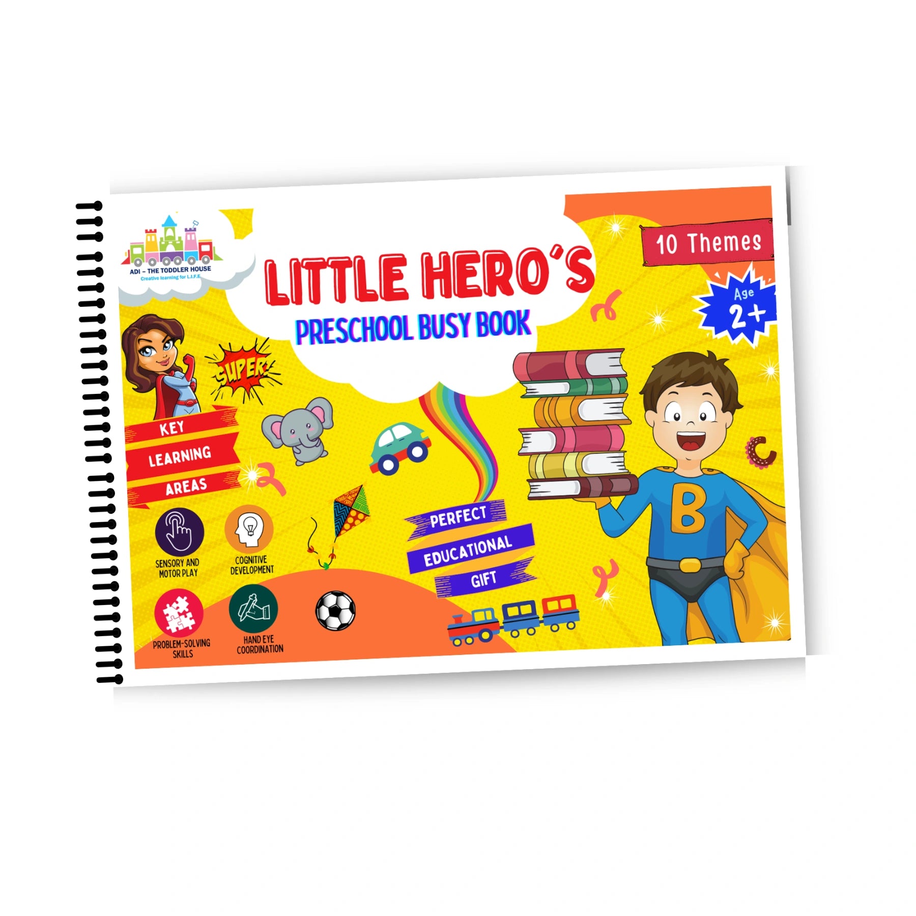 Preschool Busy Book Covering 10 Educational Concepts