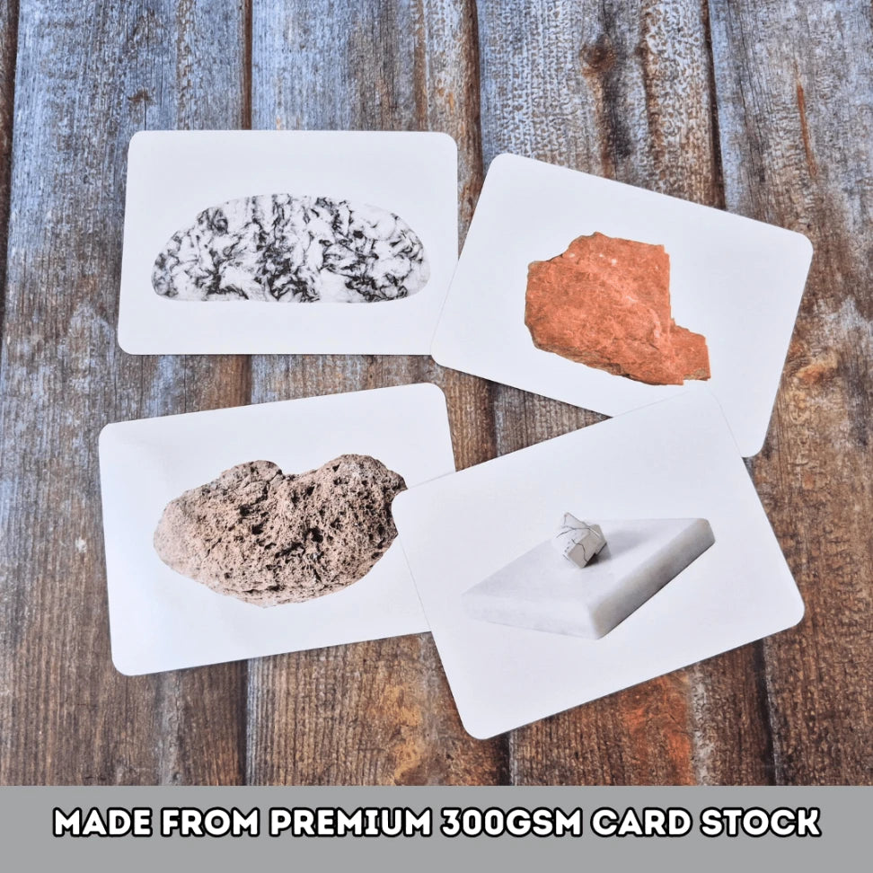 Rocks and Minerals - Right Brain Flash Cards