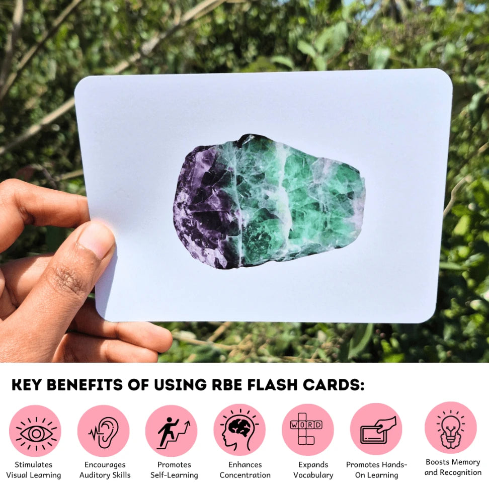 Rocks and Minerals - Right Brain Flash Cards