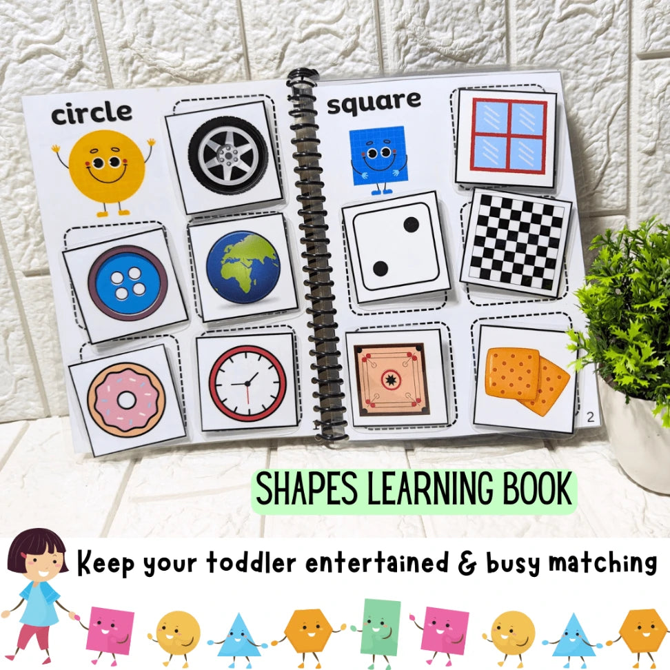 Shapes busy book