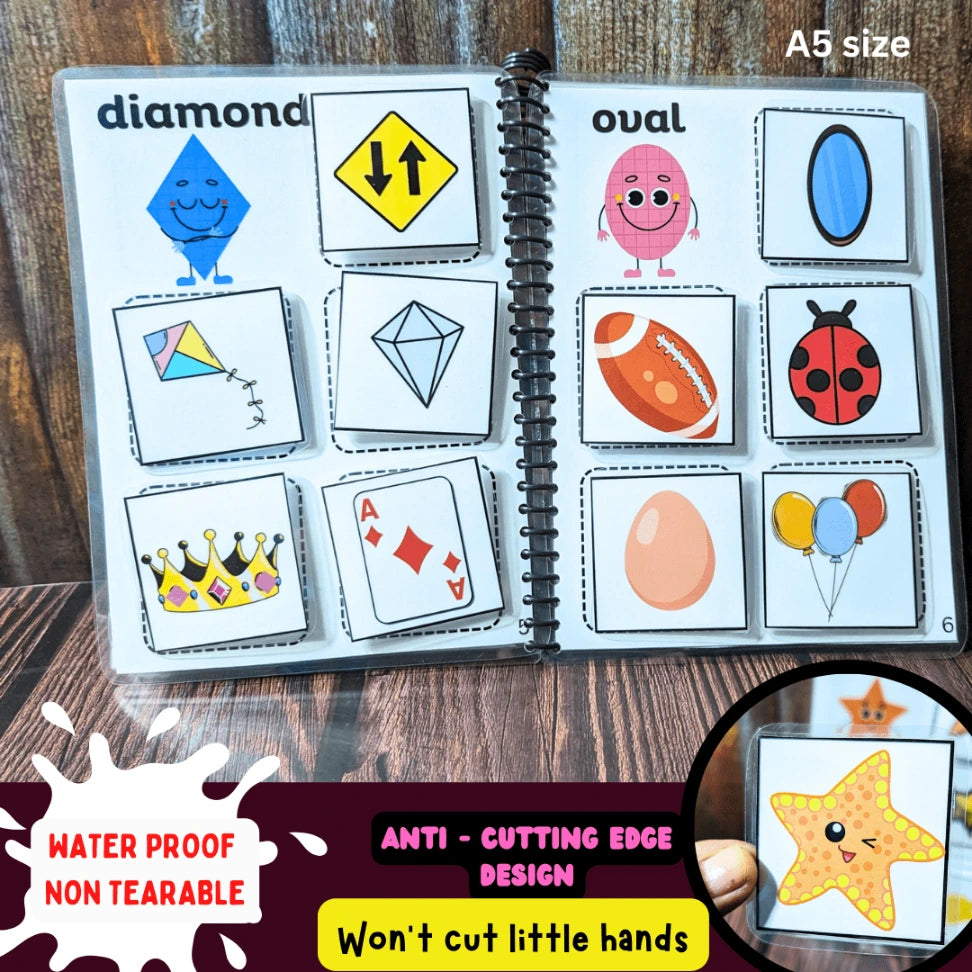 Shapes busy book