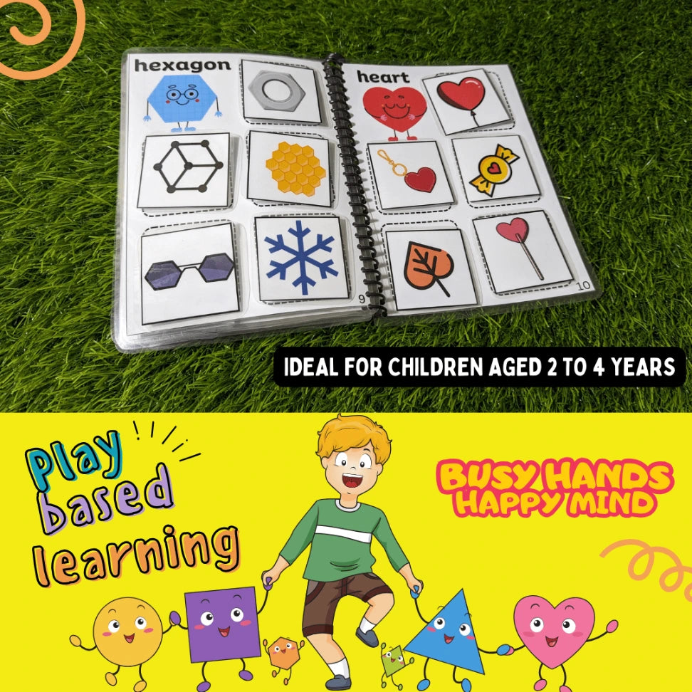 Shapes busy book