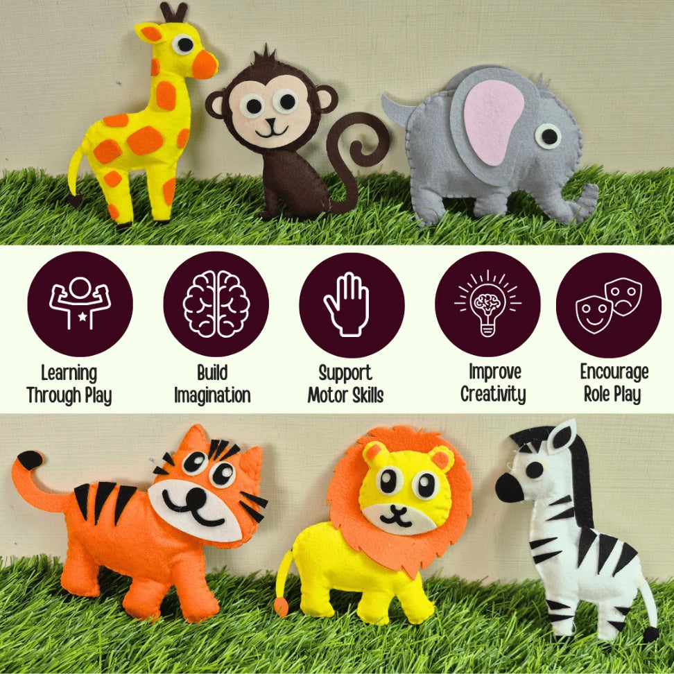 Wild Animals – Felt Pretend & Play Toy