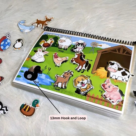 Farm animals book for kids
