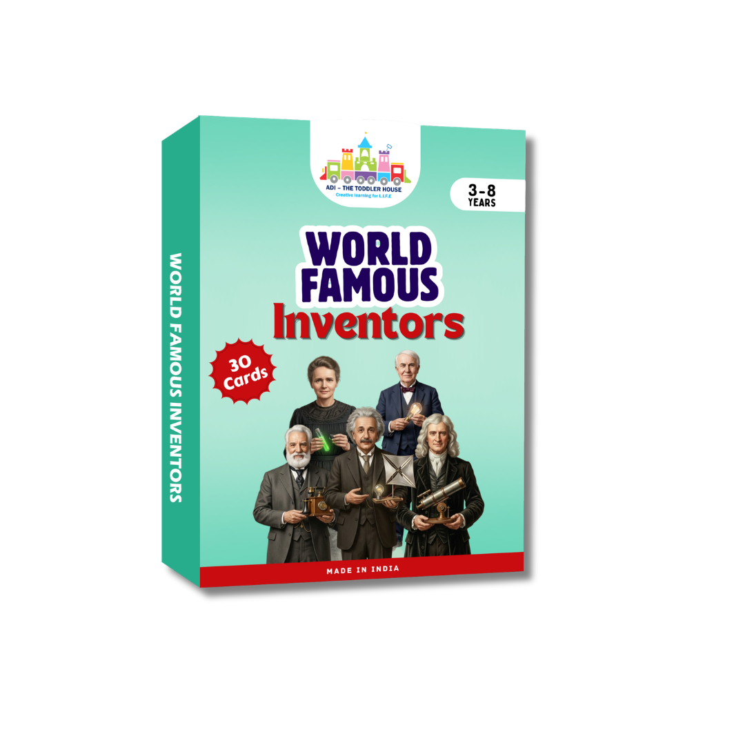 famous inventors flash cards for kids age 5+ India