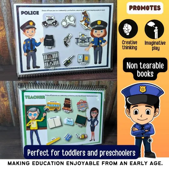 Professions busy book