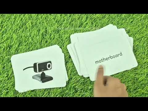 Hardware Parts of Computer - Right Brain Flash Cards