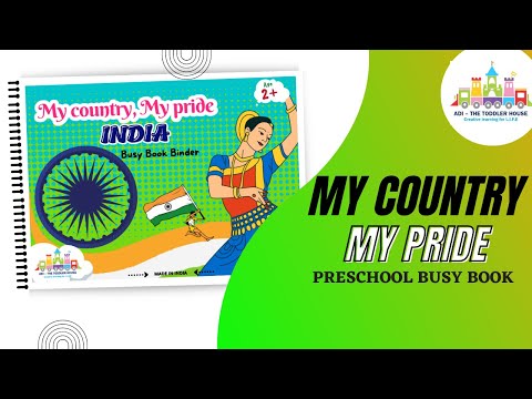 My Country, My Pride – India Busy Book for Kids | Preschool Learning Activity Book
