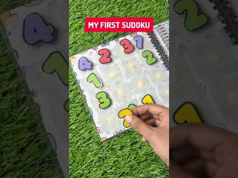 Best Sudoku activity book for kids aged 3+