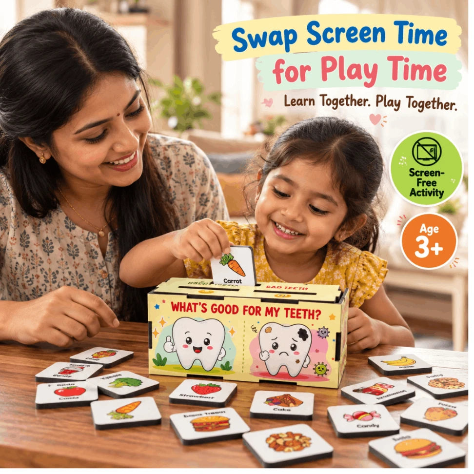 screen-free dental health learning activity