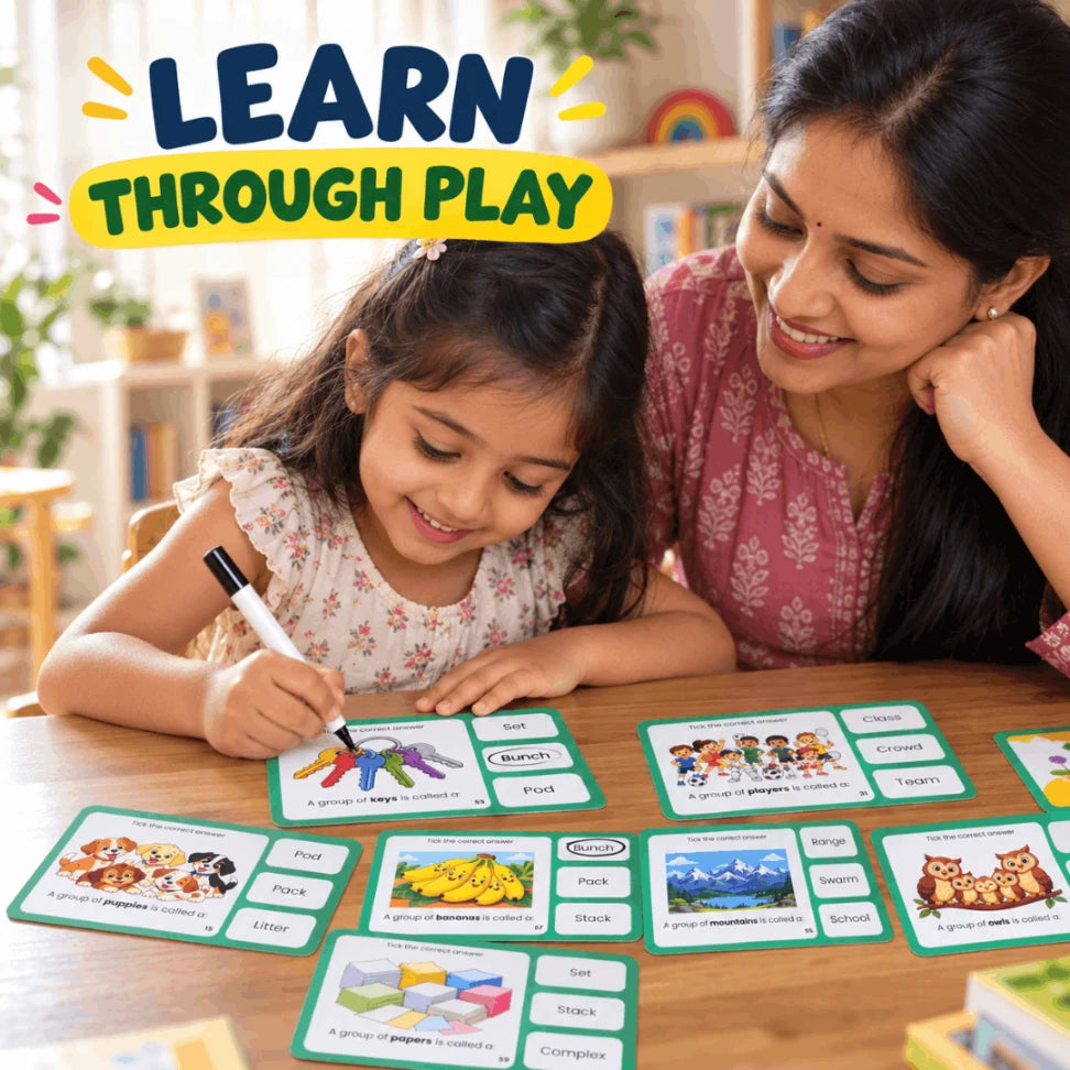 collective nouns learning activity for children