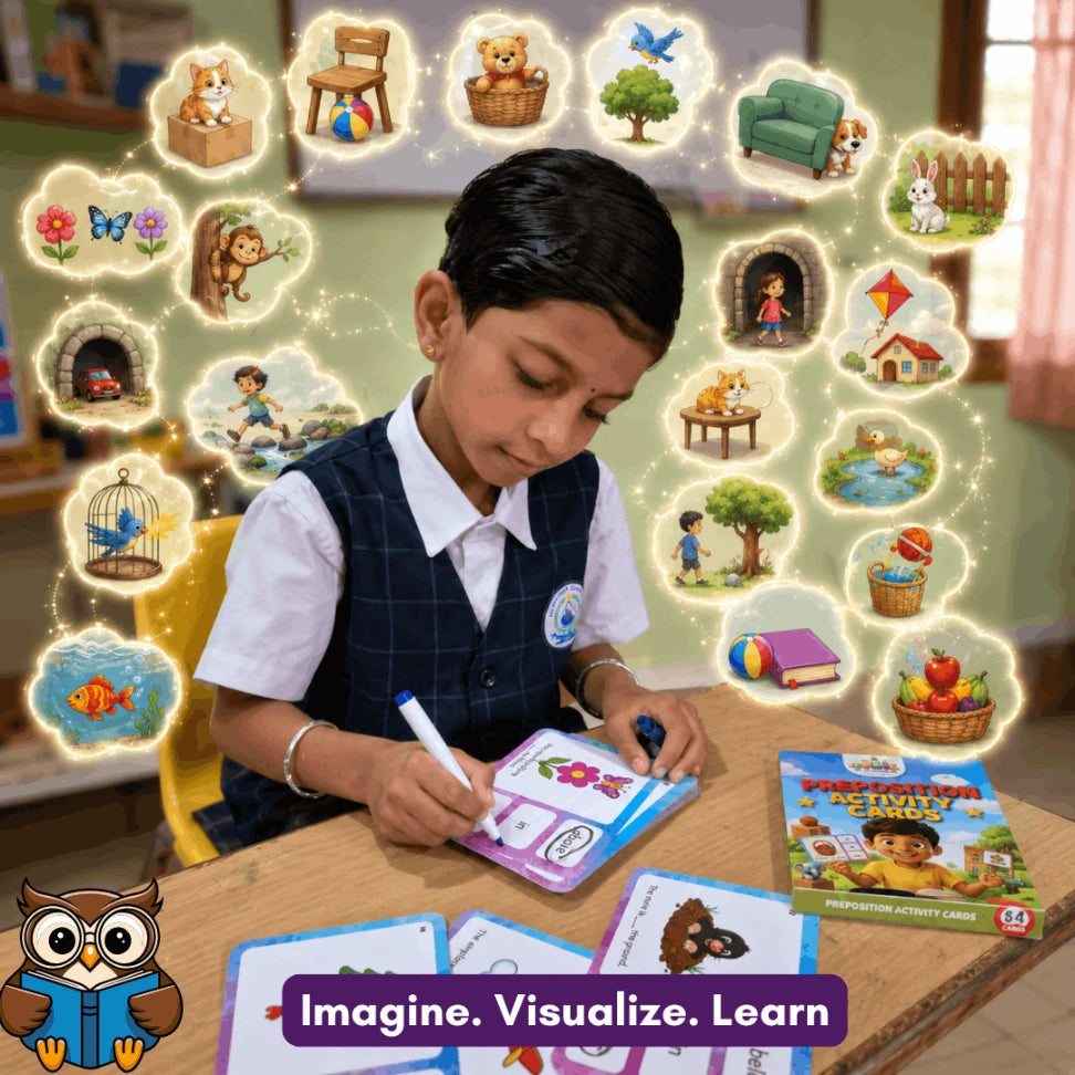 Reusable English Activity Cards for Kids