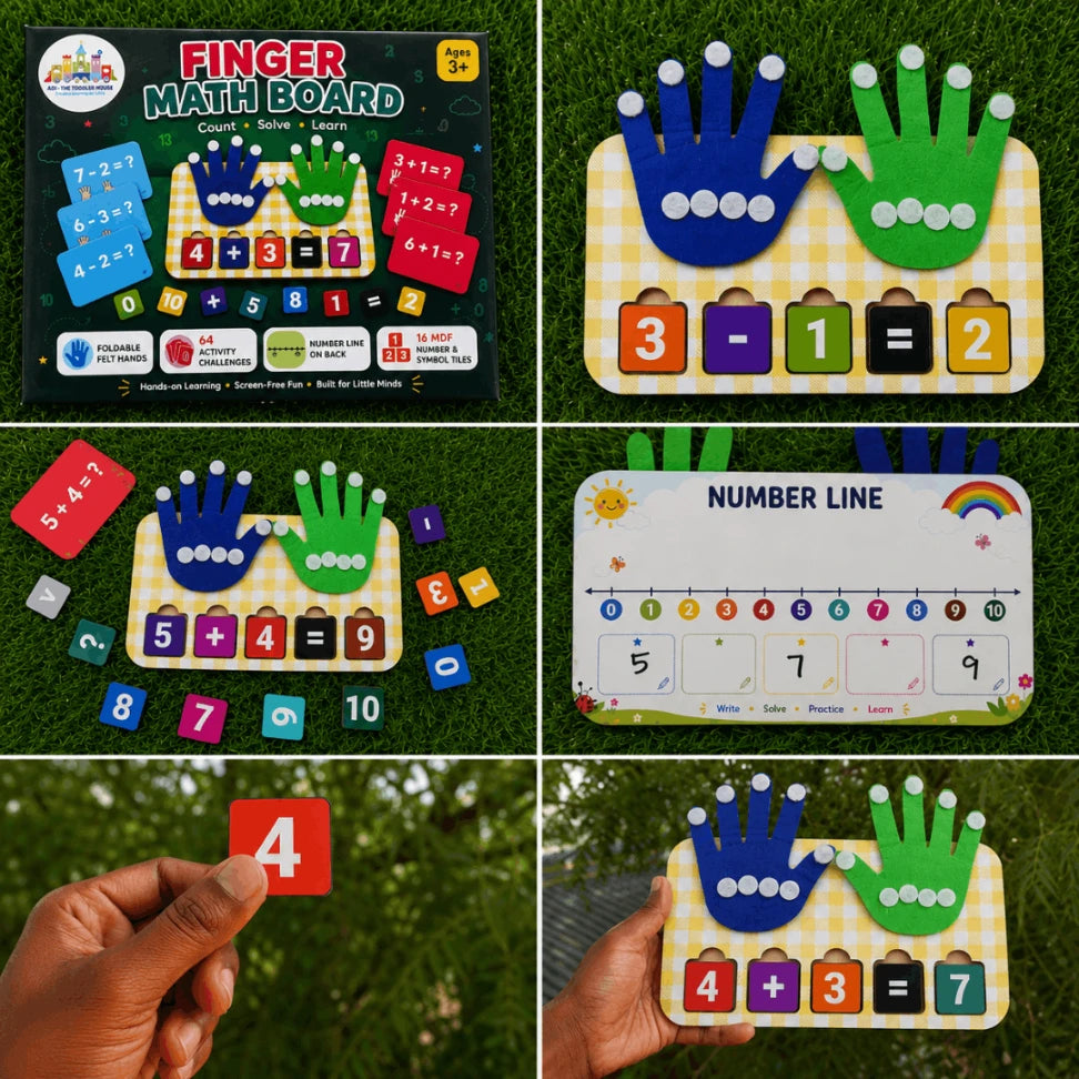 screen-free maths activities for kids
