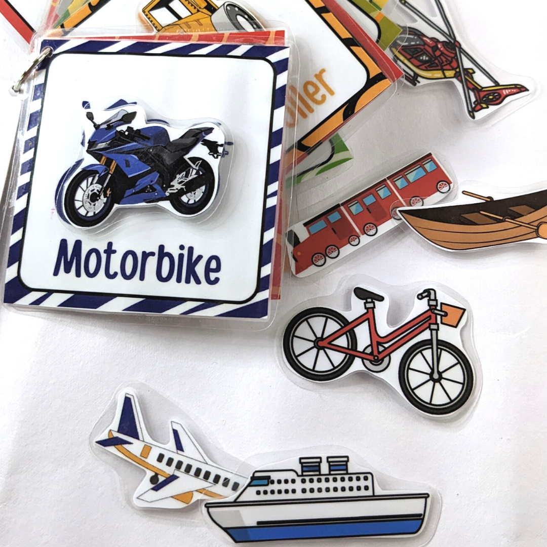 Vehicles Activity Flash cards