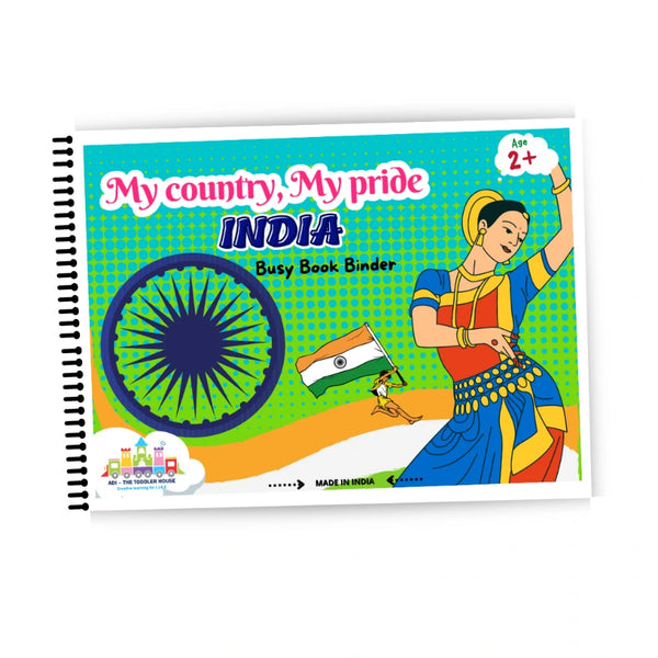 My Country, My Pride – India Busy Book for Kids | Preschool Learning Activity Book