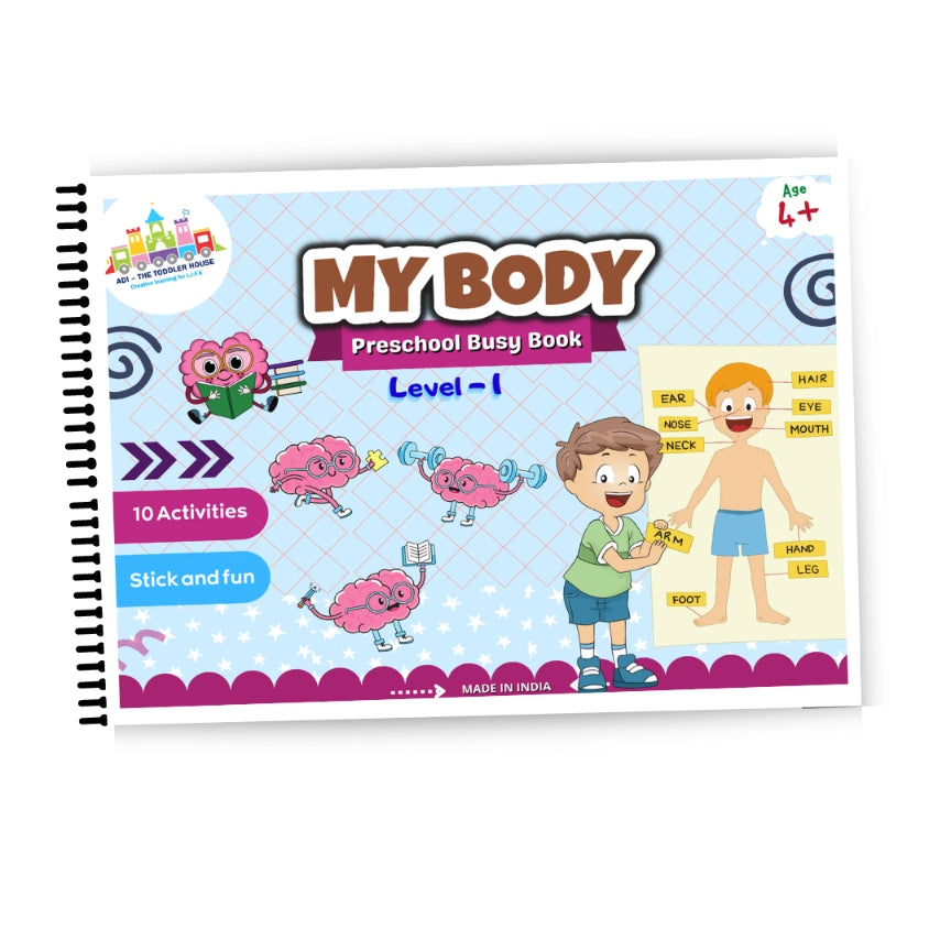 My Body – Level 1 Preschool busy book